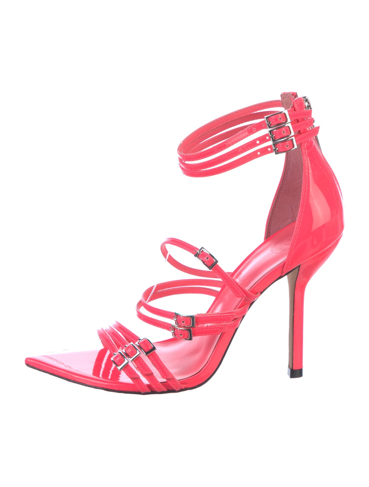 Dundas x Revolve Patent Leather Sandals