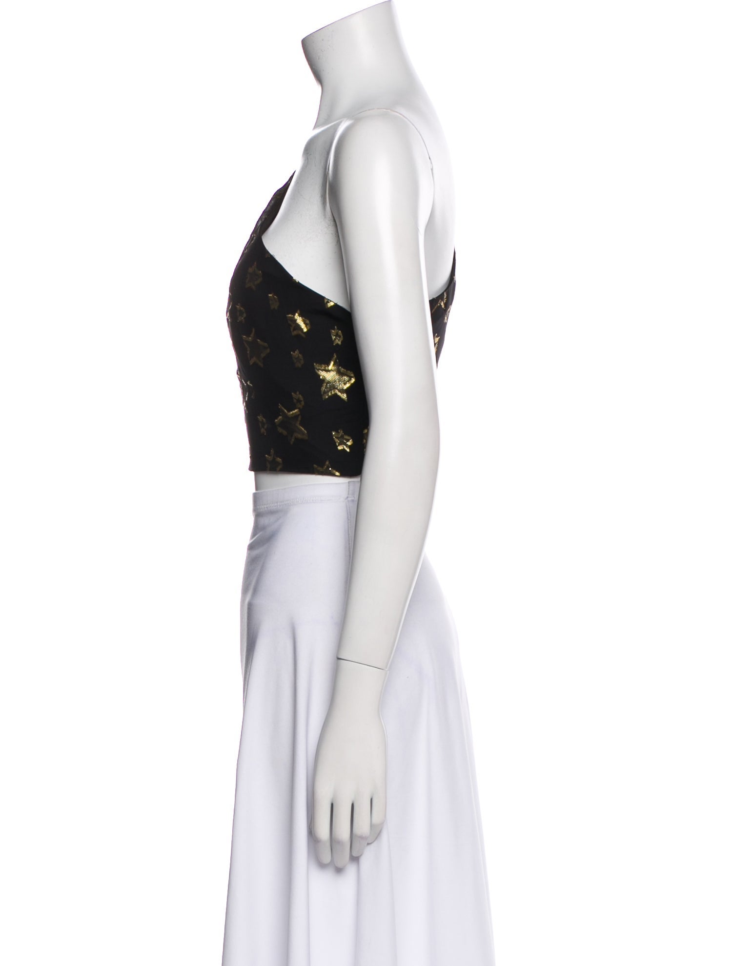 Dundas x Revolve Floral Print One-Shoulder Crop Top