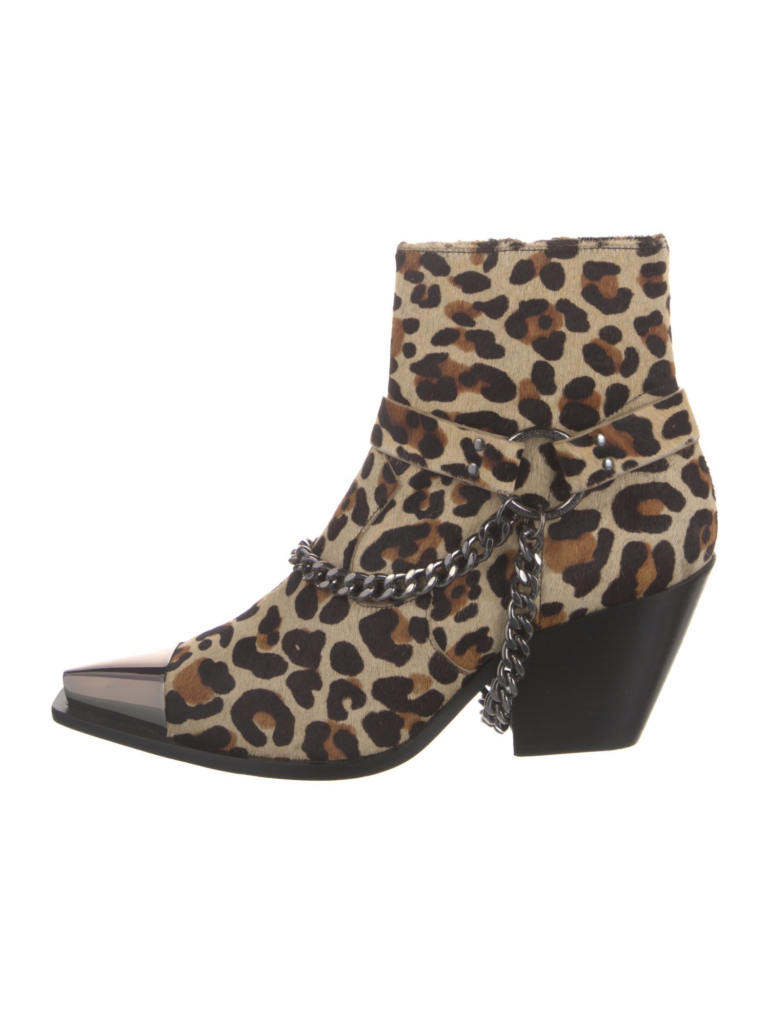 Dundas x Revolve Ponyhair Animal Print Boots