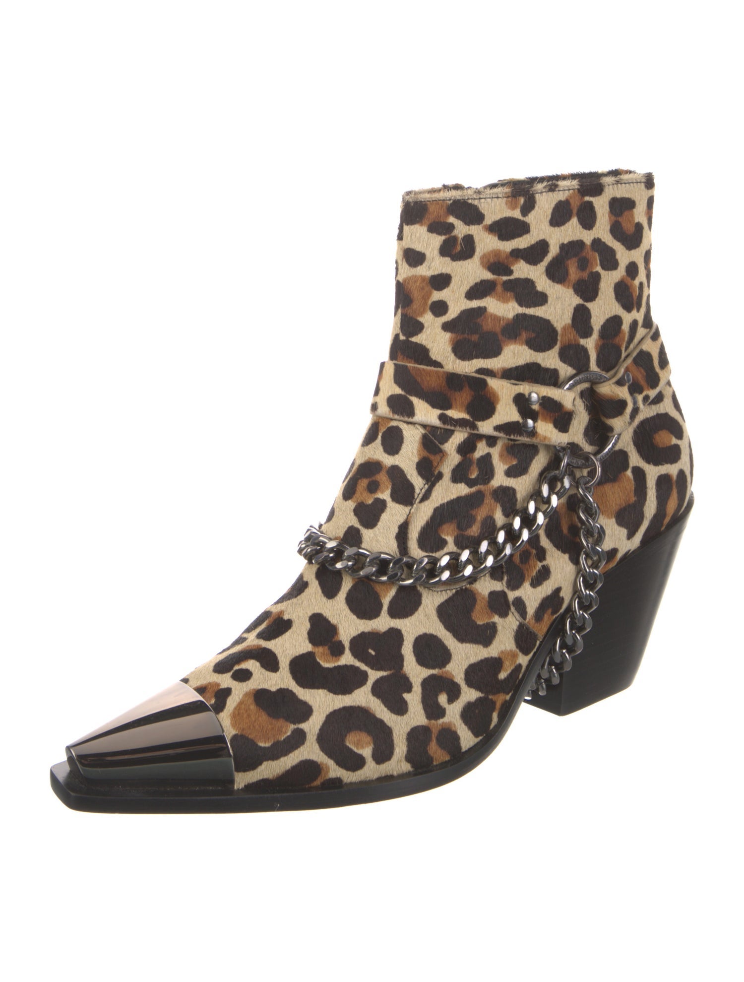 Dundas x Revolve Ponyhair Animal Print Boots