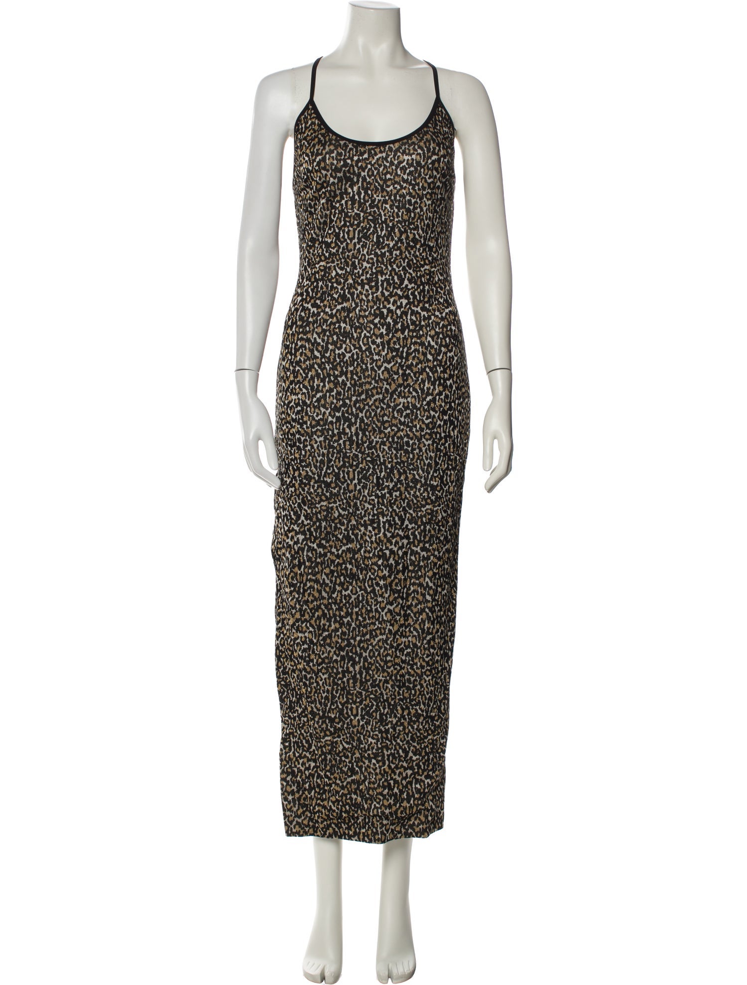 Dundas x Revolve Animal Print Long Dress w/ Tags