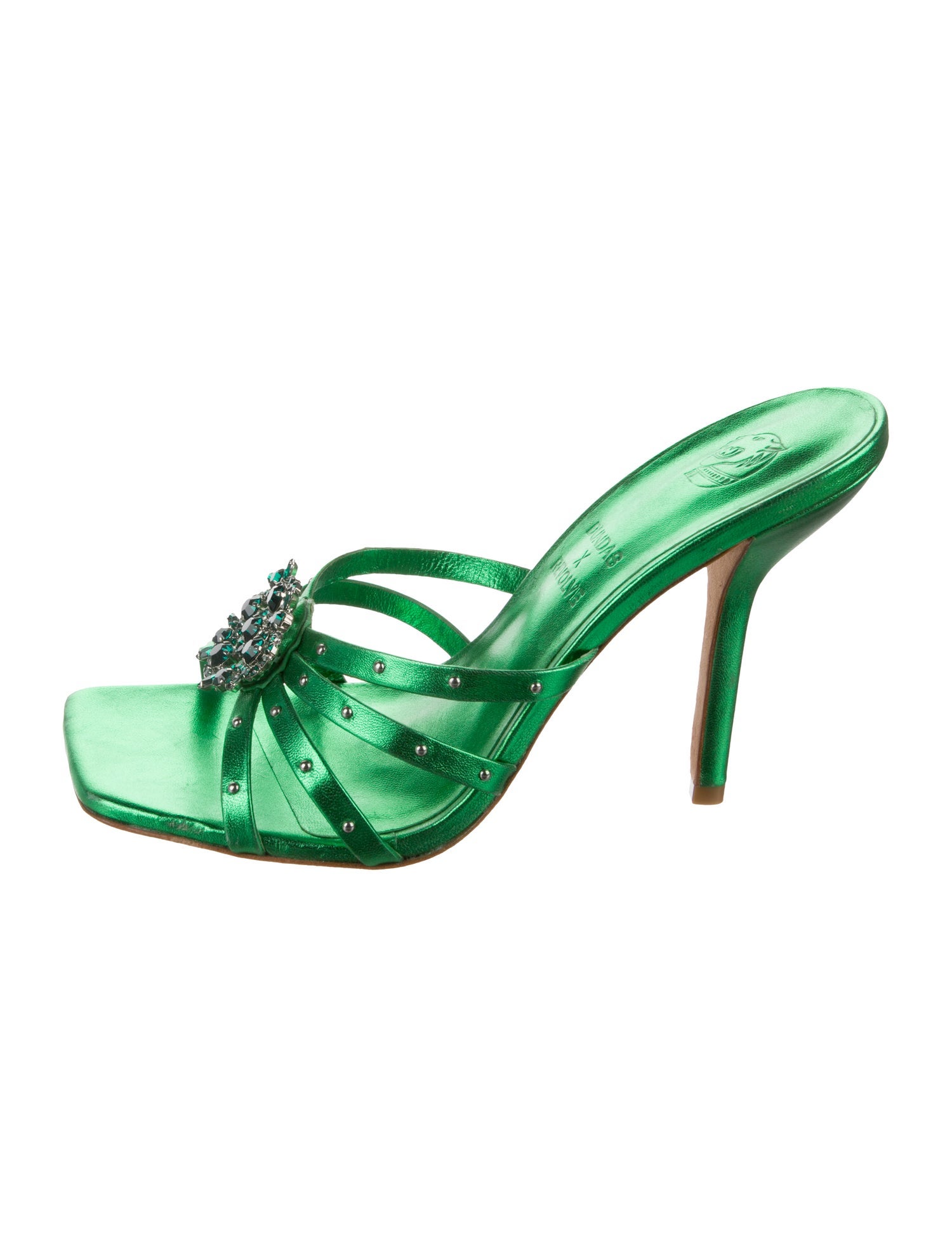 Dundas x Revolve Leather Slides