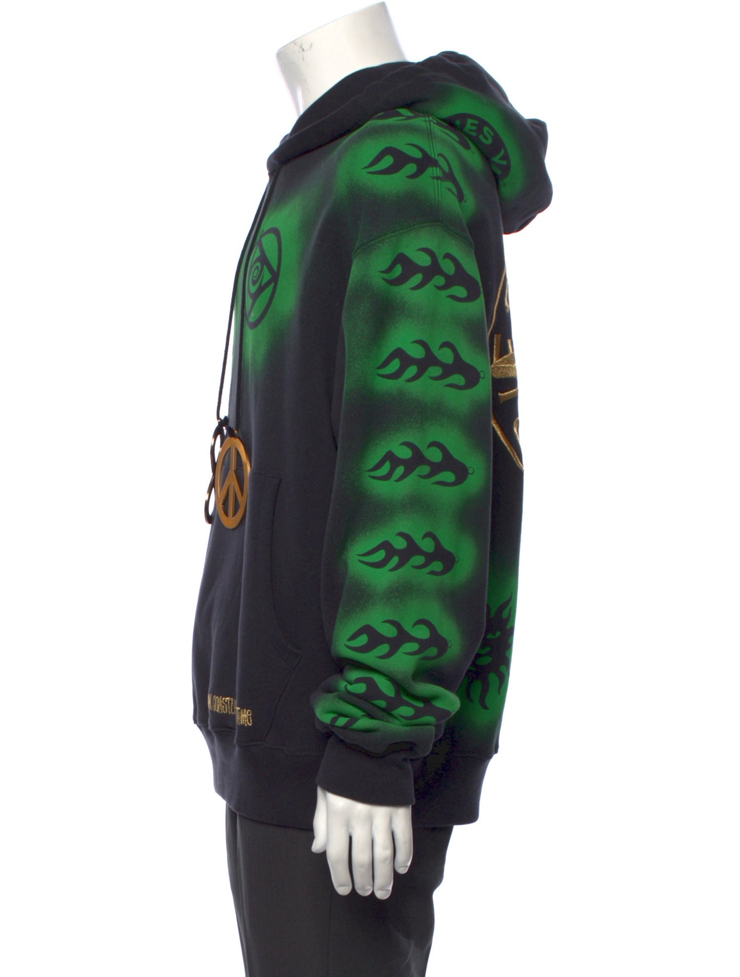 【STUSSY】★Stussy x Dries Van Noten Embroidered Hoodie★ Stussy X Dries Van Noten Embroidered Hoodie - POIZON