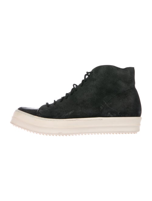Rick Owens Drkshdw Suede Sneakers Black