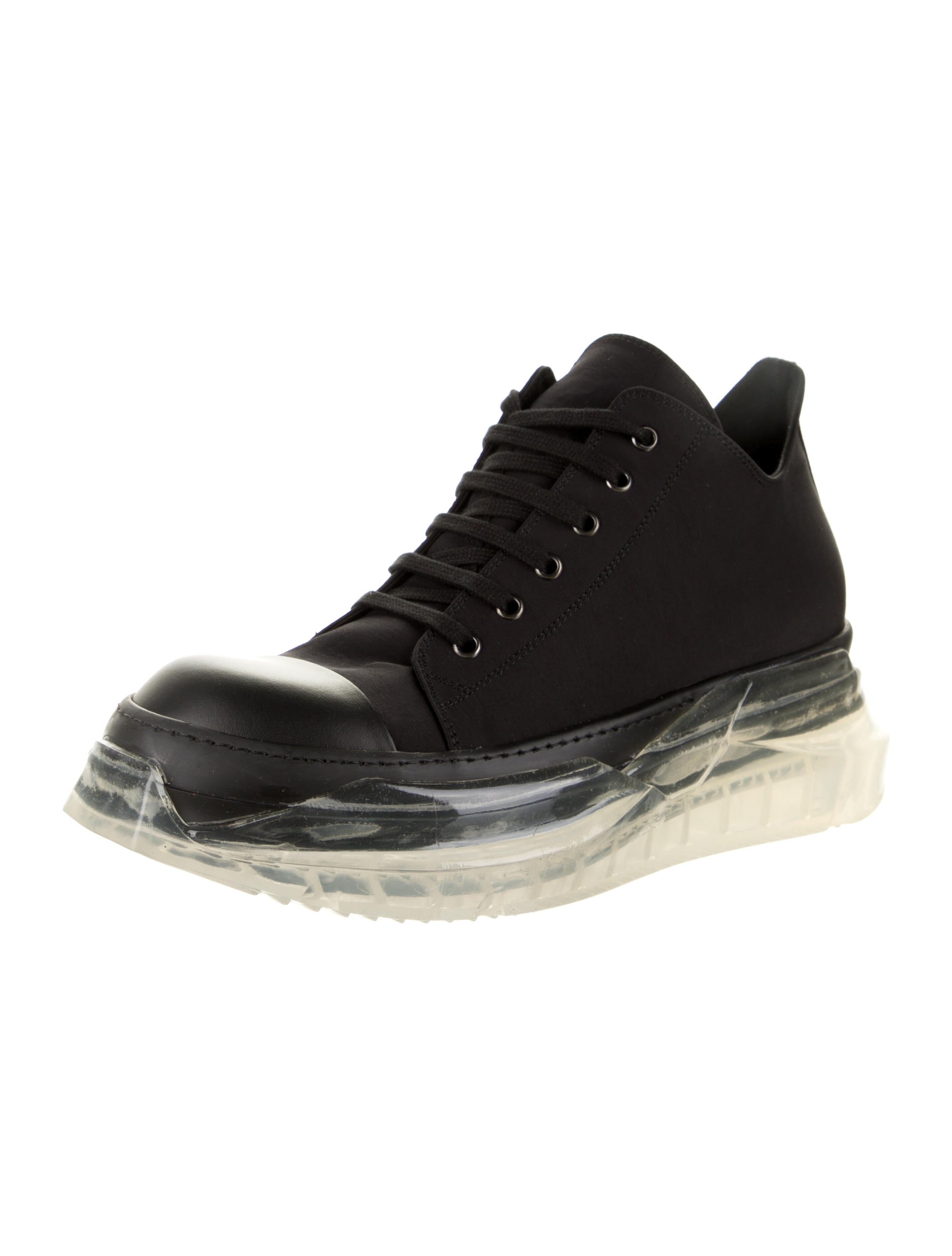 【rat】RICK OWENS DRKSHDW Rick Owens Drkshdw Abstract 'Ramones' Sneakers w/ Tags - Black