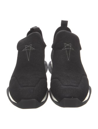 Rick Owens Drkshdw Embroidered Accent Sneakers