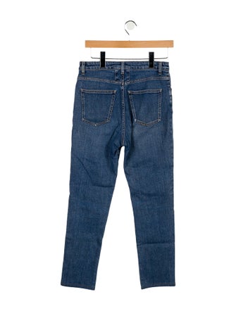 Rick Owens Drkshdw High-Rise Straight Leg Jeans