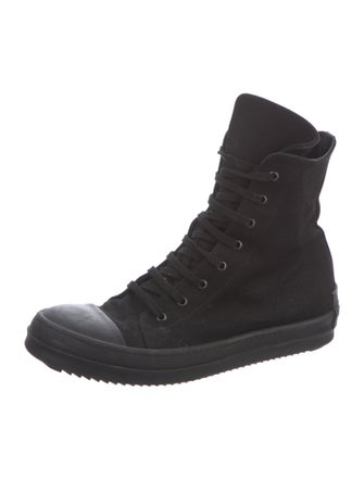 Rick Owens Drkshdw Canvas Sneakers