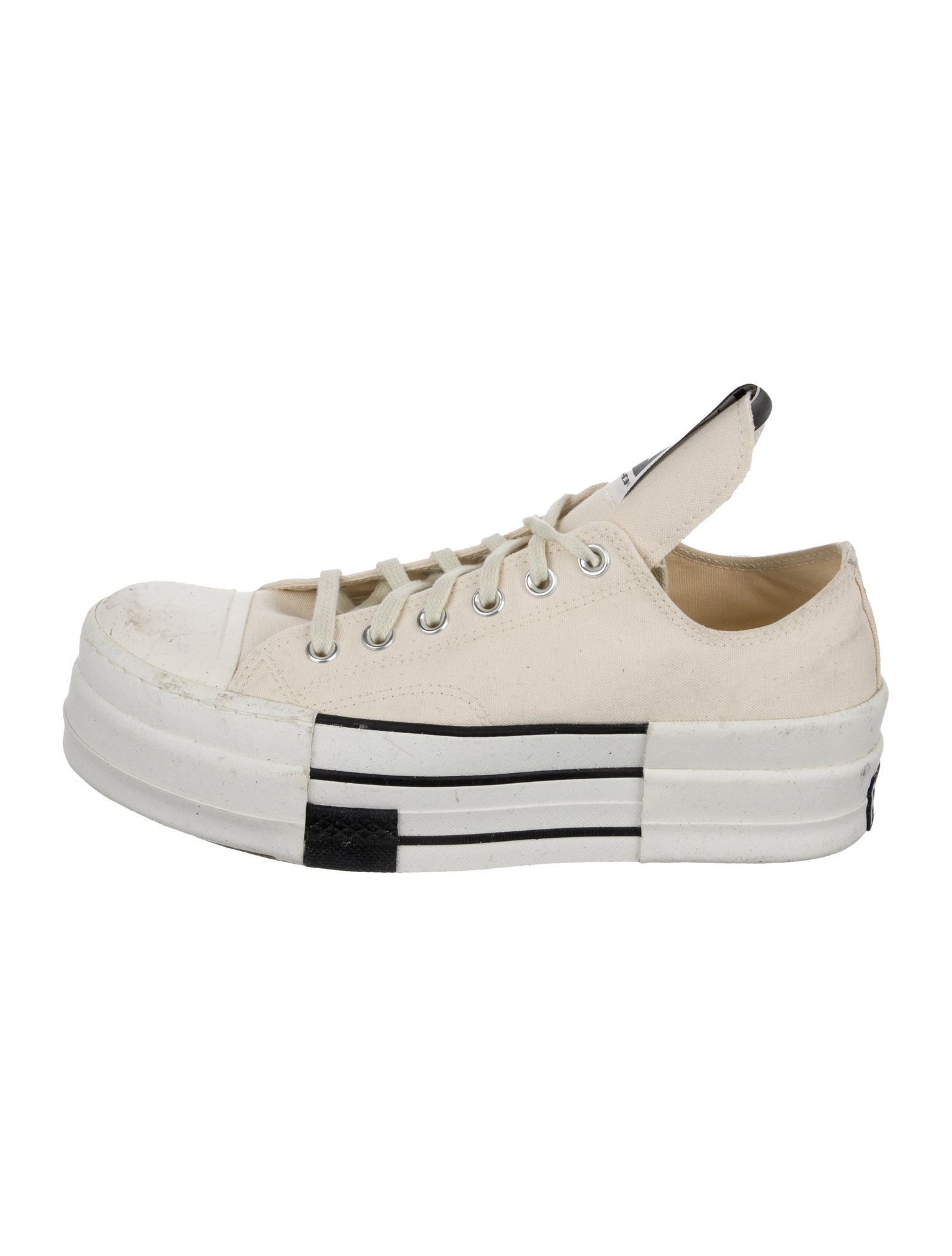 Rick Owens Drkshdw Canvas Sneakers