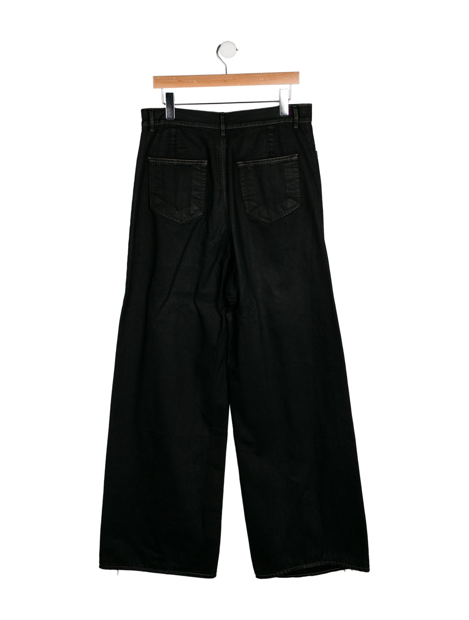 Rick Owens Drkshdw Waxed Dustulator Relaxed Fit Jeans