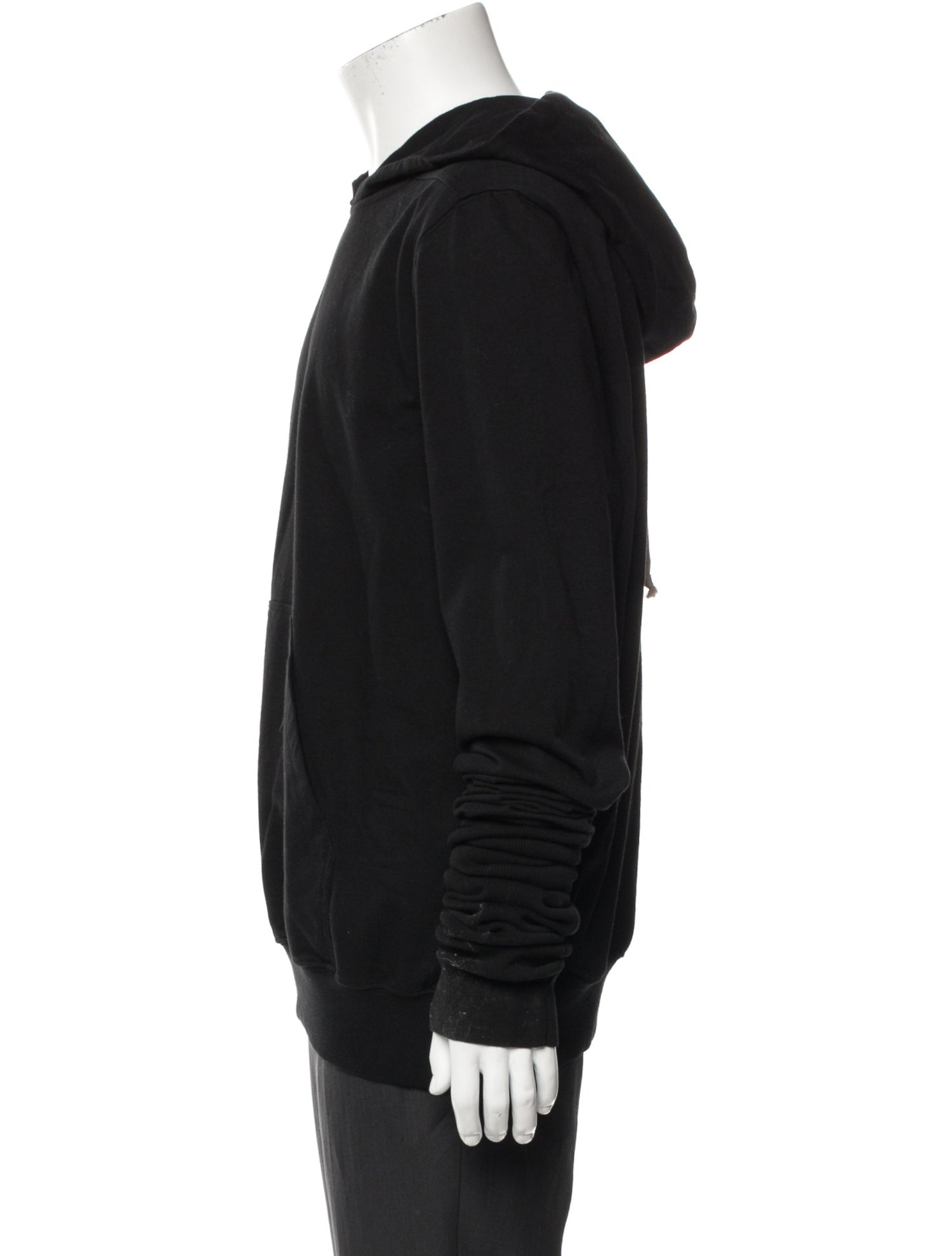 Rick Owens Drkshdw V-Neck Long Sleeve Hoodie