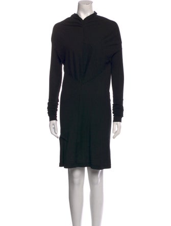Rick Owens Drkshdw Turtleneck Mini Dress