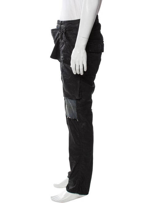 Rick Owens Drkshdw Plaid Print Cargo Pants
