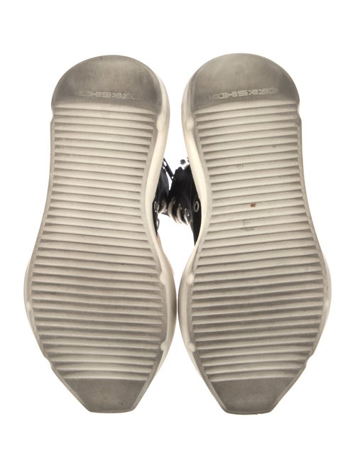 Rick Owens Drkshdw Canvas Printed Sock Sneakers