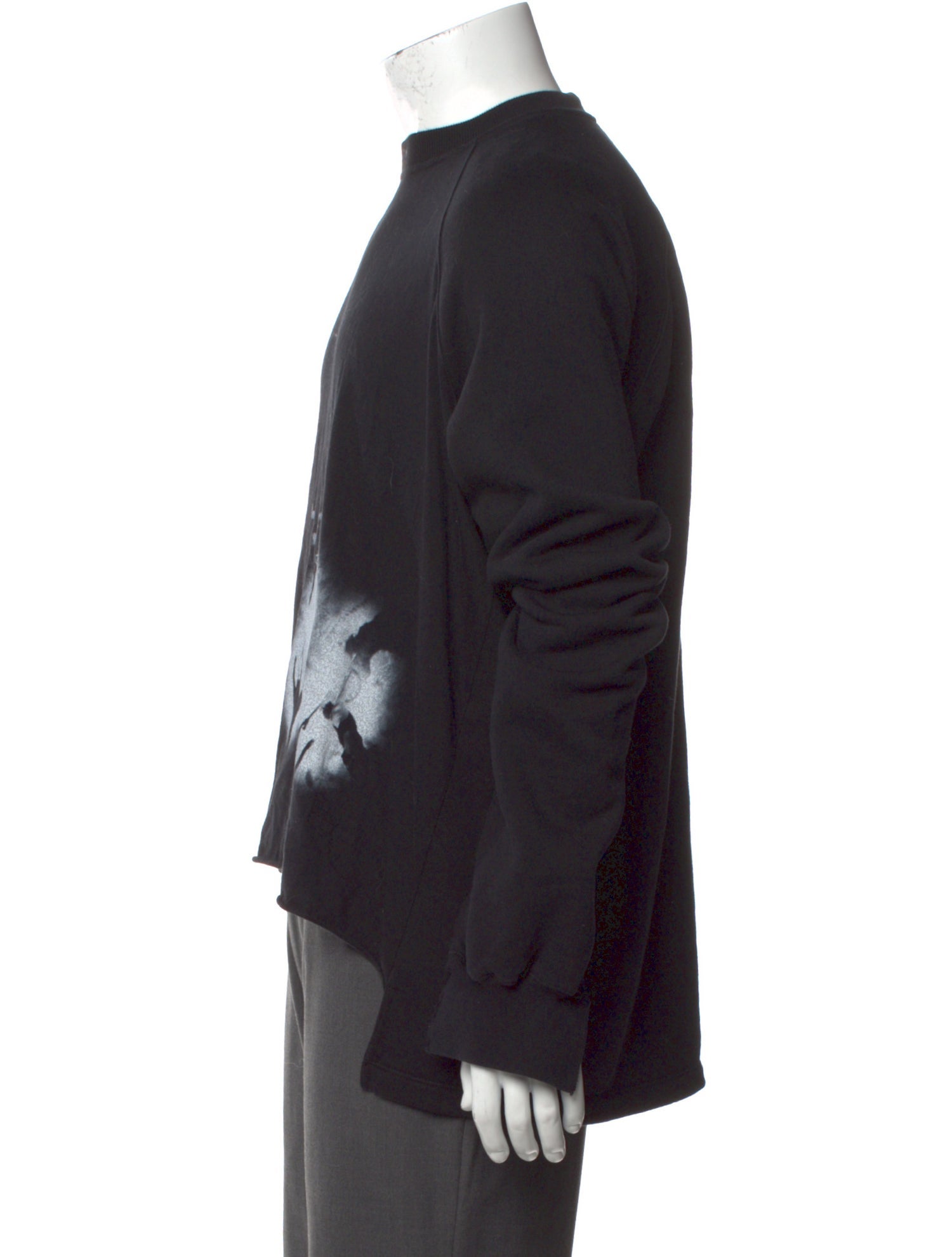 Rick Owens Drkshdw Graphic Print Crew Neck Sweatshirt