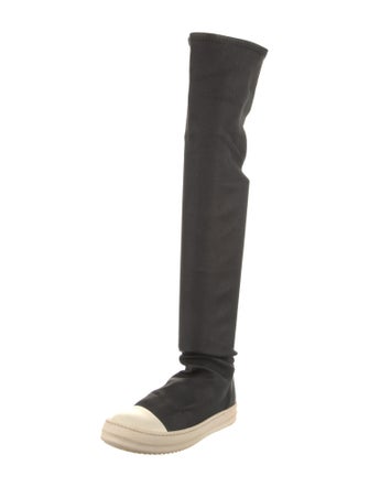 Rick Owens Drkshdw Leather Sock Boots