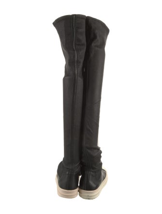 Rick Owens Drkshdw Leather Sock Boots