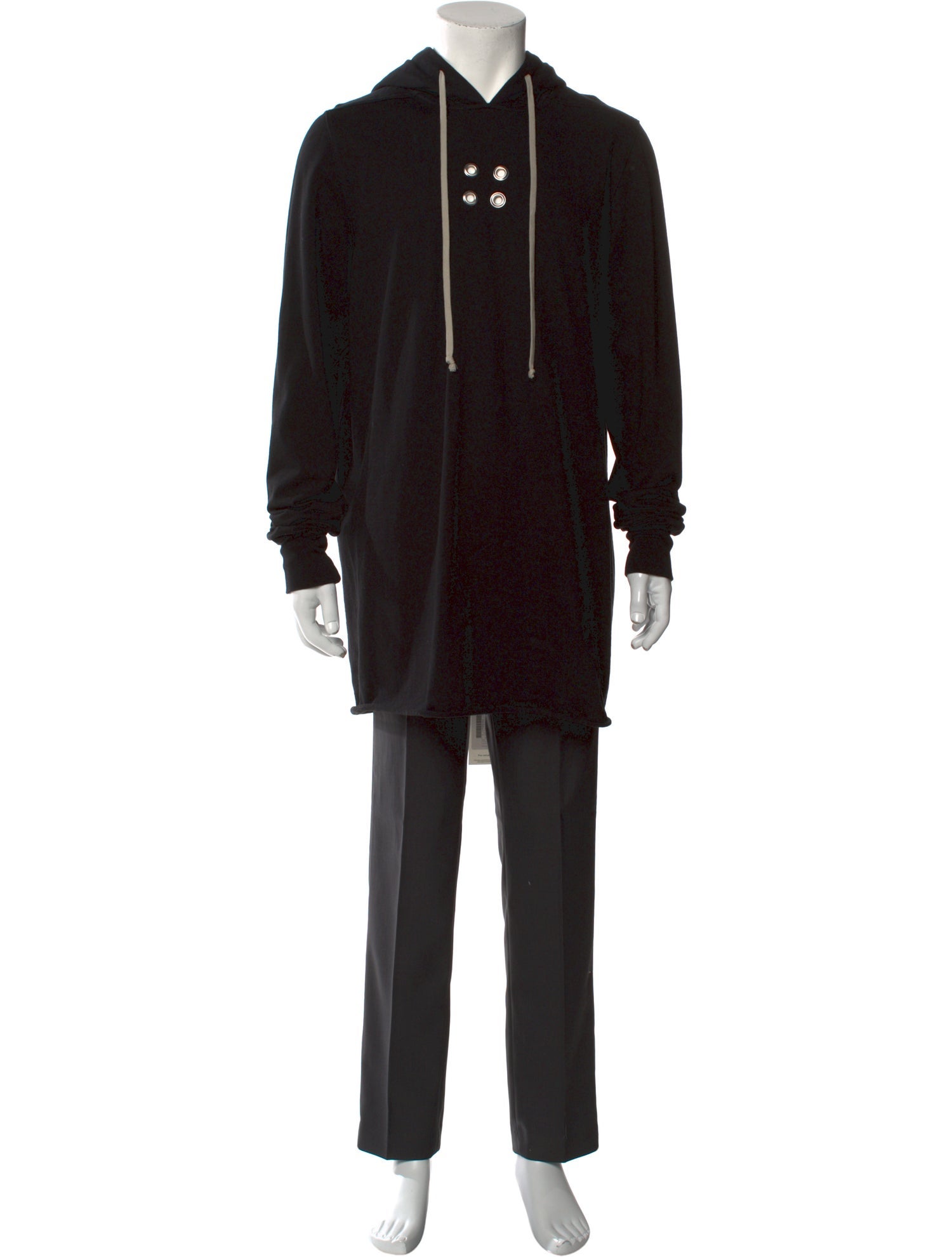 Rick Owens Drkshdw Crew Neck Long Sleeve Hoodie