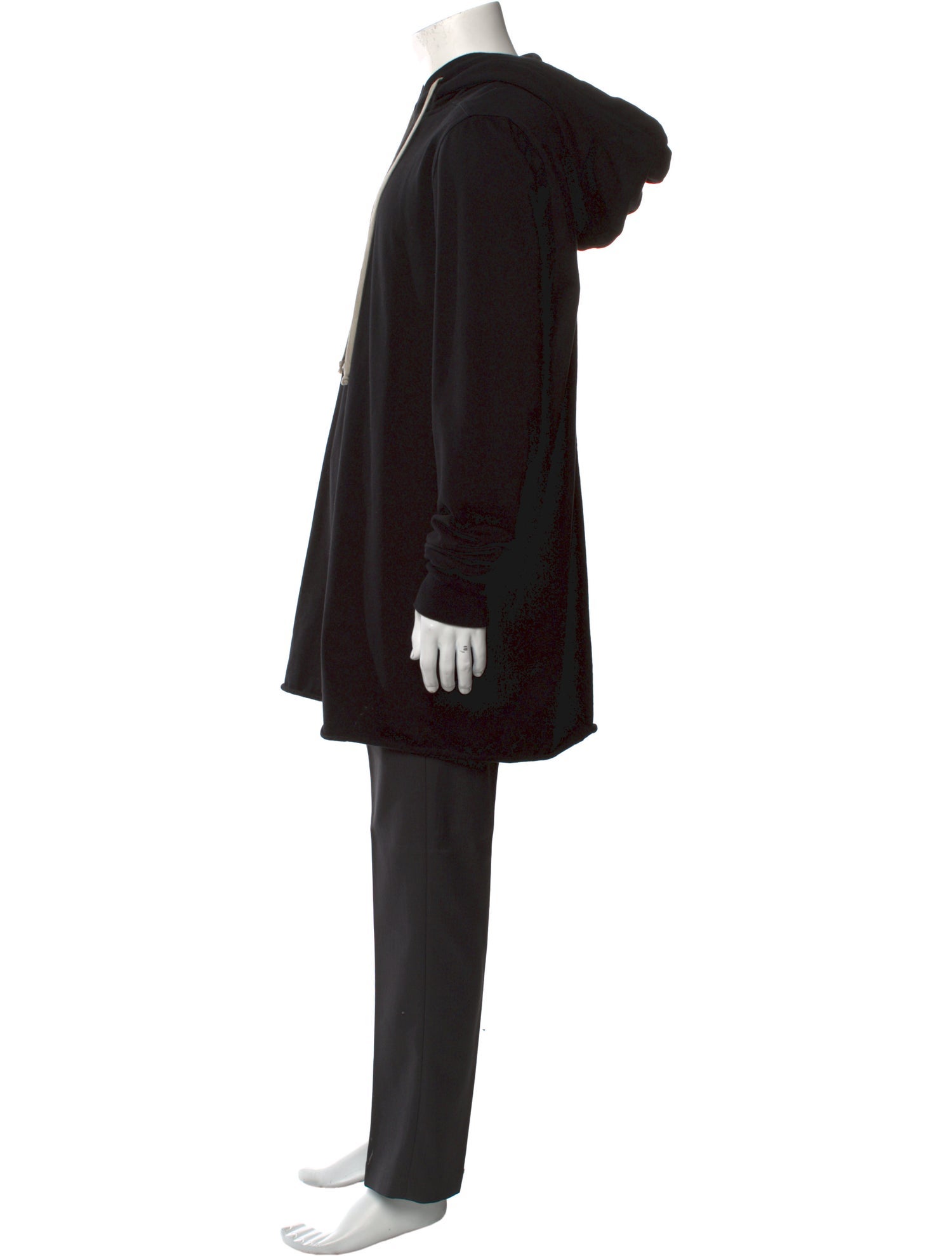 Rick Owens Drkshdw Crew Neck Long Sleeve Hoodie