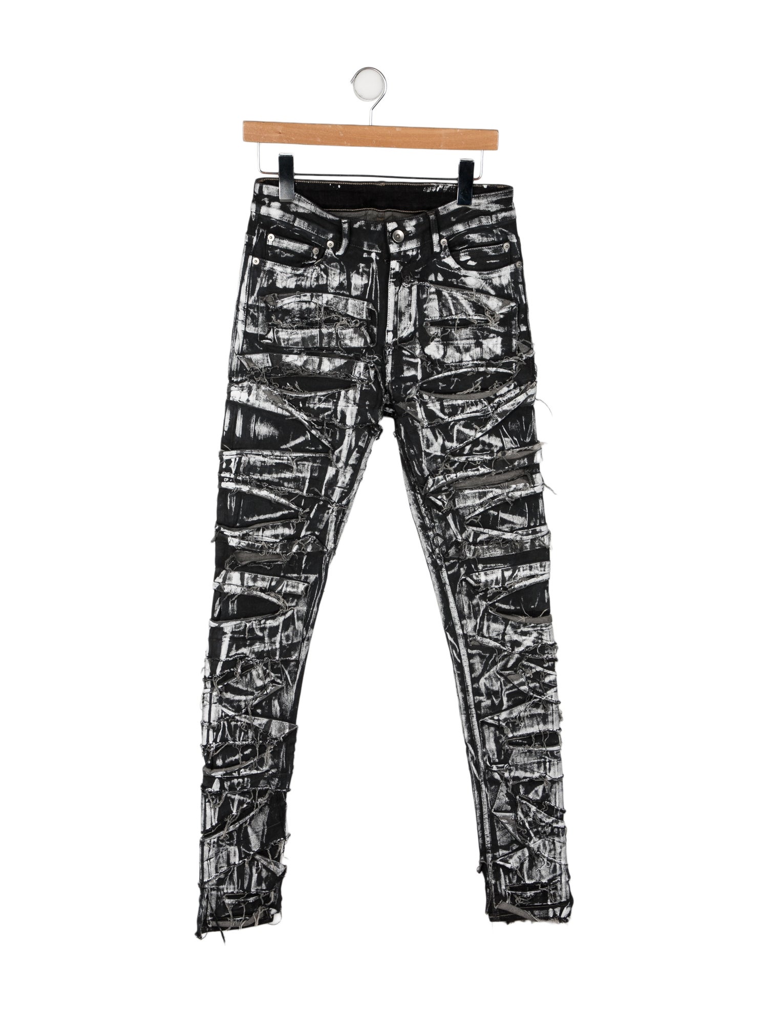 Rick Owens × Rick Owens Drkshdw Rick Owens Bleach Vomit