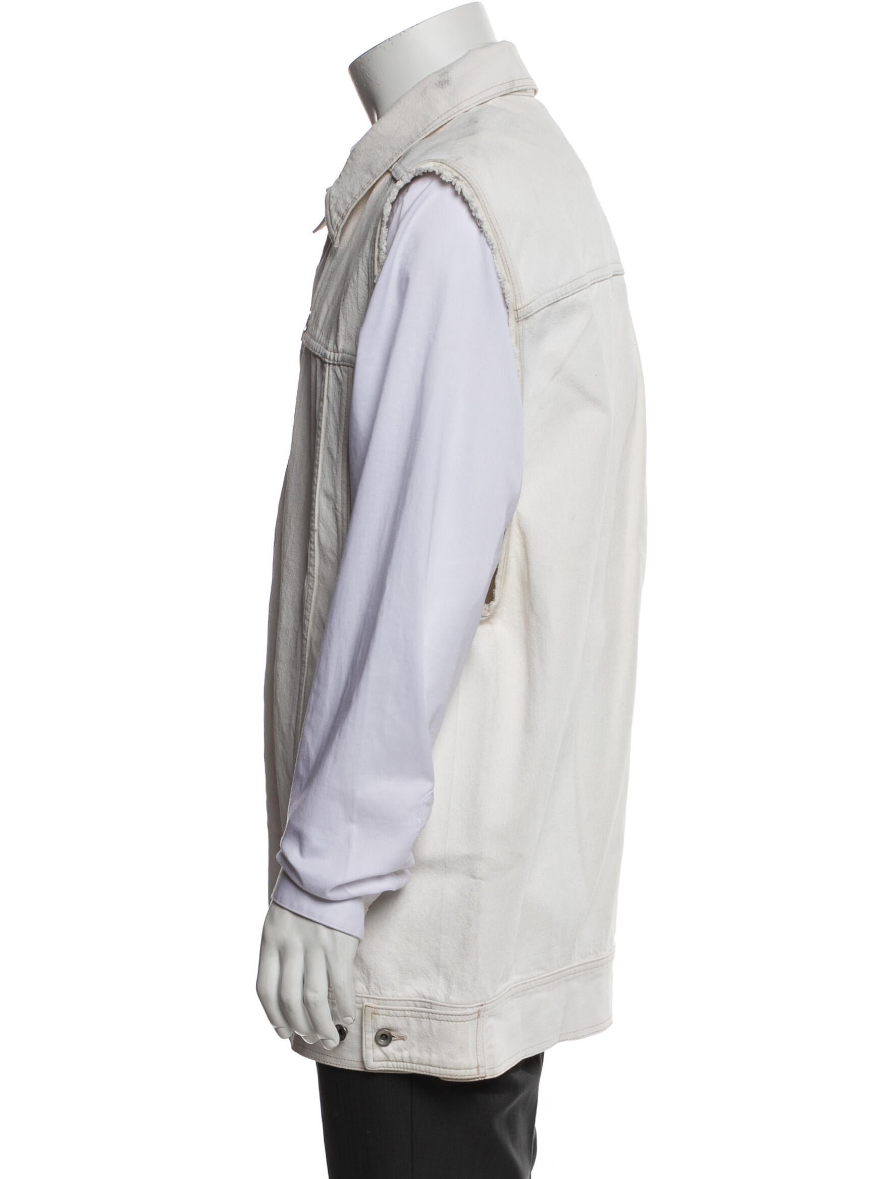 Rick Owens Drkshdw Nova Check Pattern Denim Jacket w/ Tags