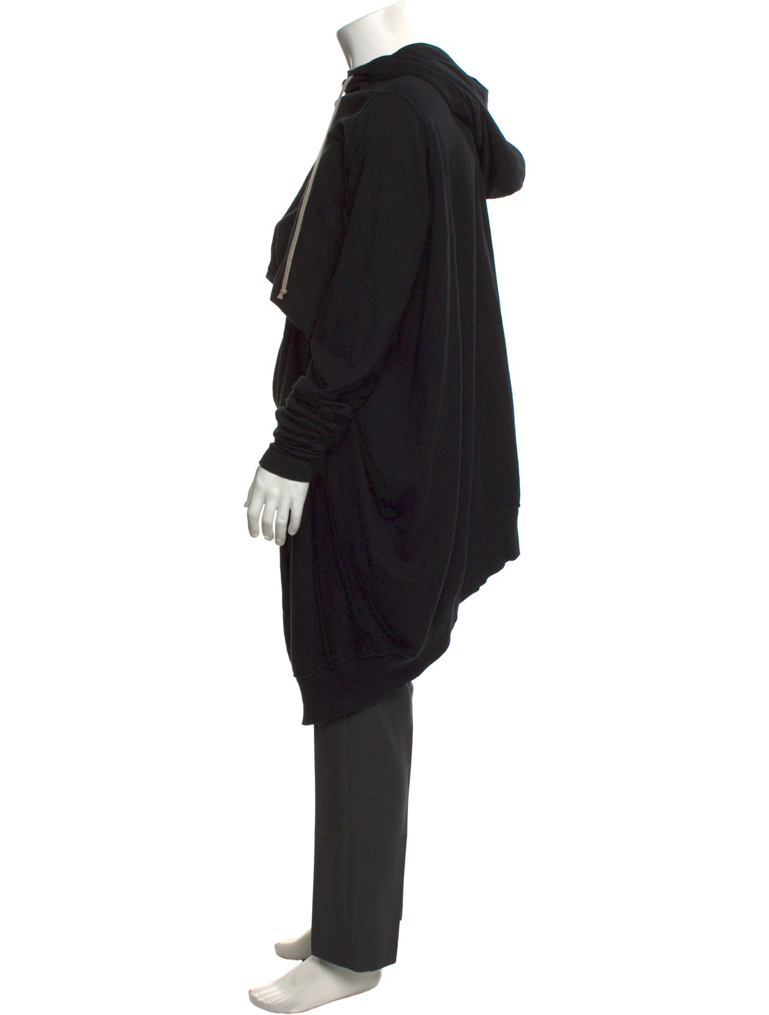 Rick Owens Drkshdw Crew Neck Long Sleeve Hoodie