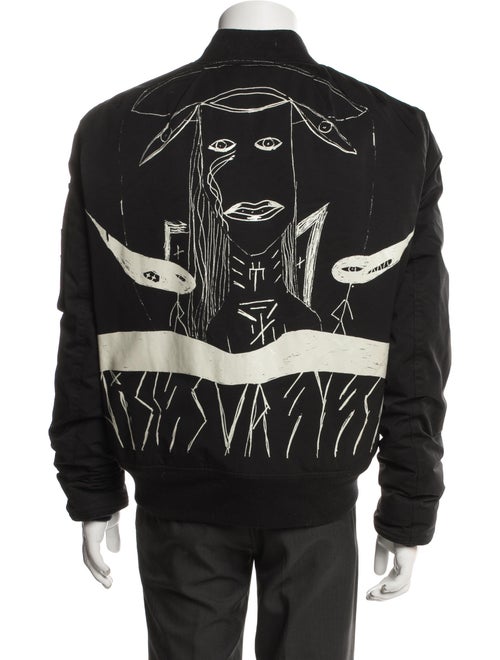 Rick Owens Drkshdw Graphic Print Bomber Jacket