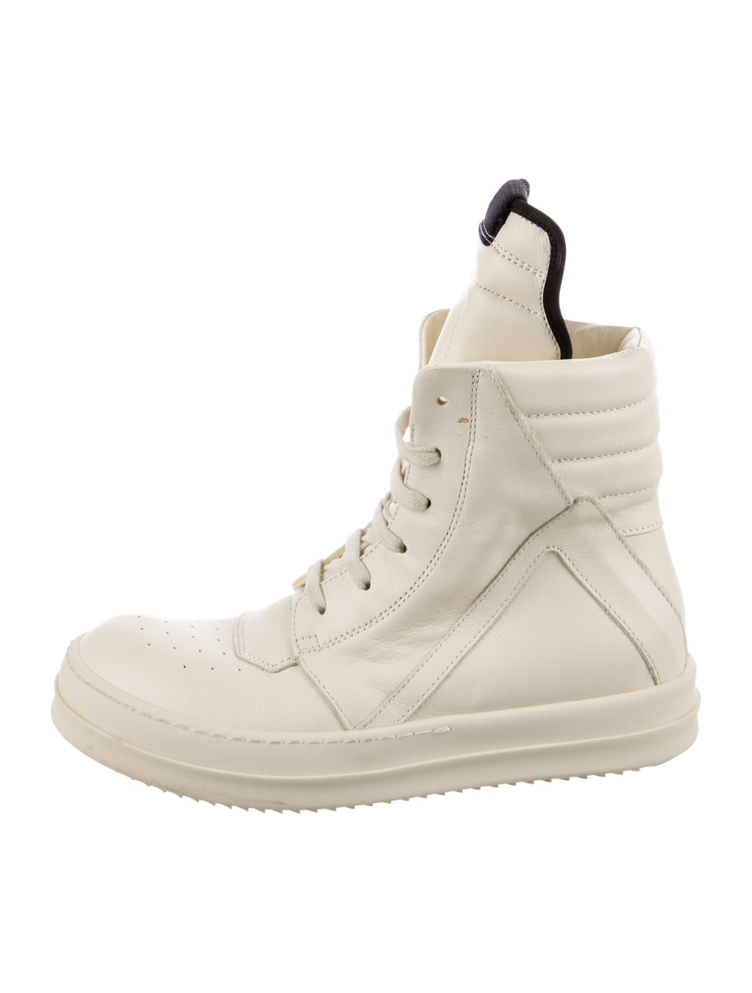 Rick Owens Kids' Babygeo Leather Sneakers