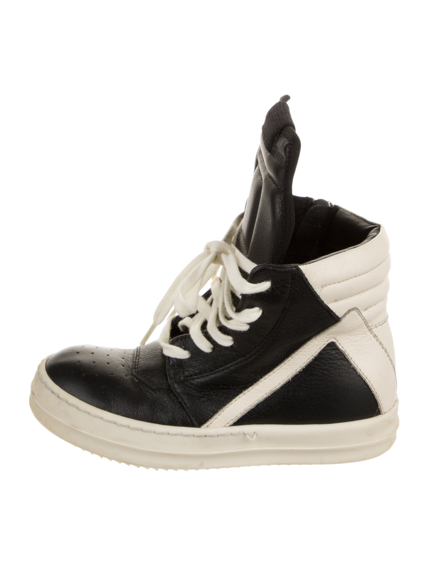 Rick Owens Kids' Babygeo Leather Sneakers