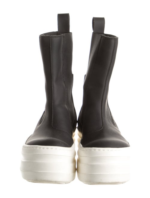 Rick Owens Drkshdw Double Bumper Beetle Leather Chelsea Boots