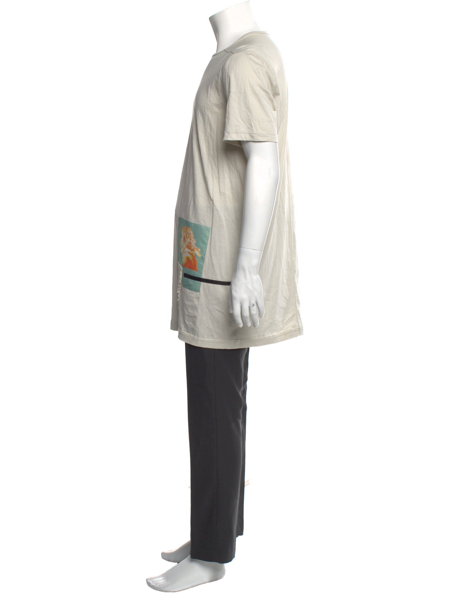 Rick Owens Drkshdw Graphic Print Crew Neck T-Shirt