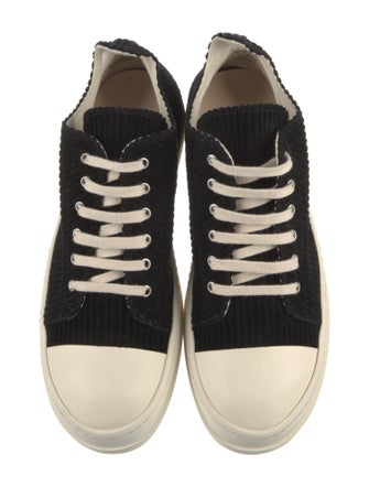 Rick Owens Drkshdw Canvas Sneakers