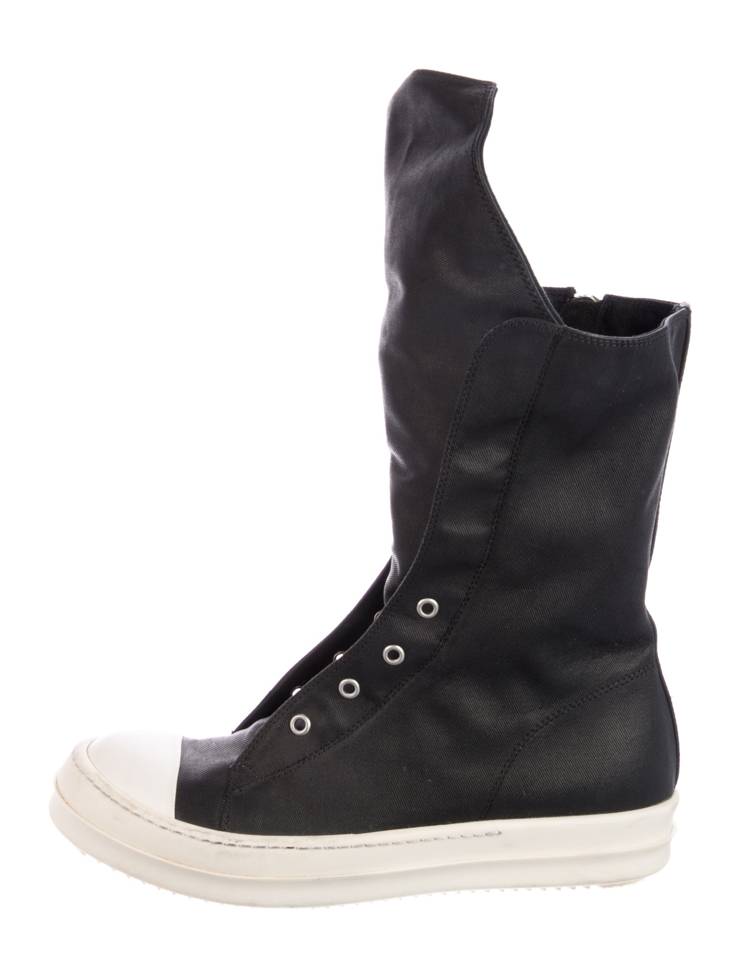Rick Owens Drkshdw Canvas Sock Sneakers