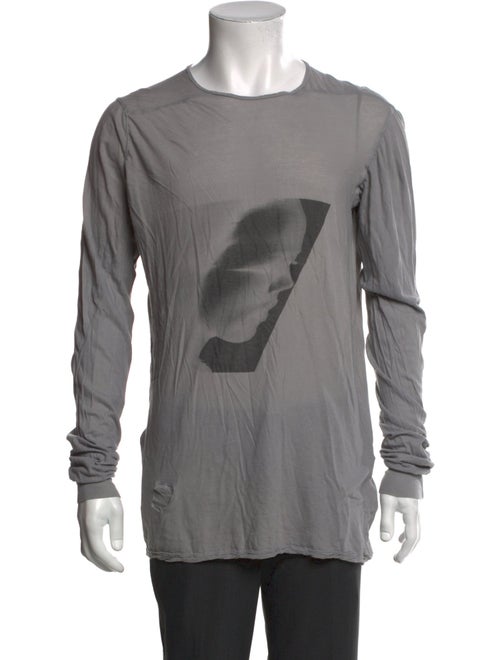 Rick Owens Drkshdw Graphic Print Crew Neck T-Shirt