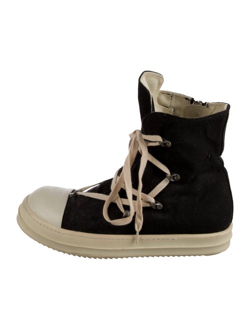 Rick Owens Drkshdw Canvas Lace-Up Boots