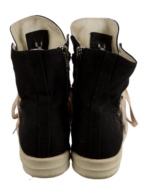 Rick Owens Drkshdw Canvas Lace-Up Boots