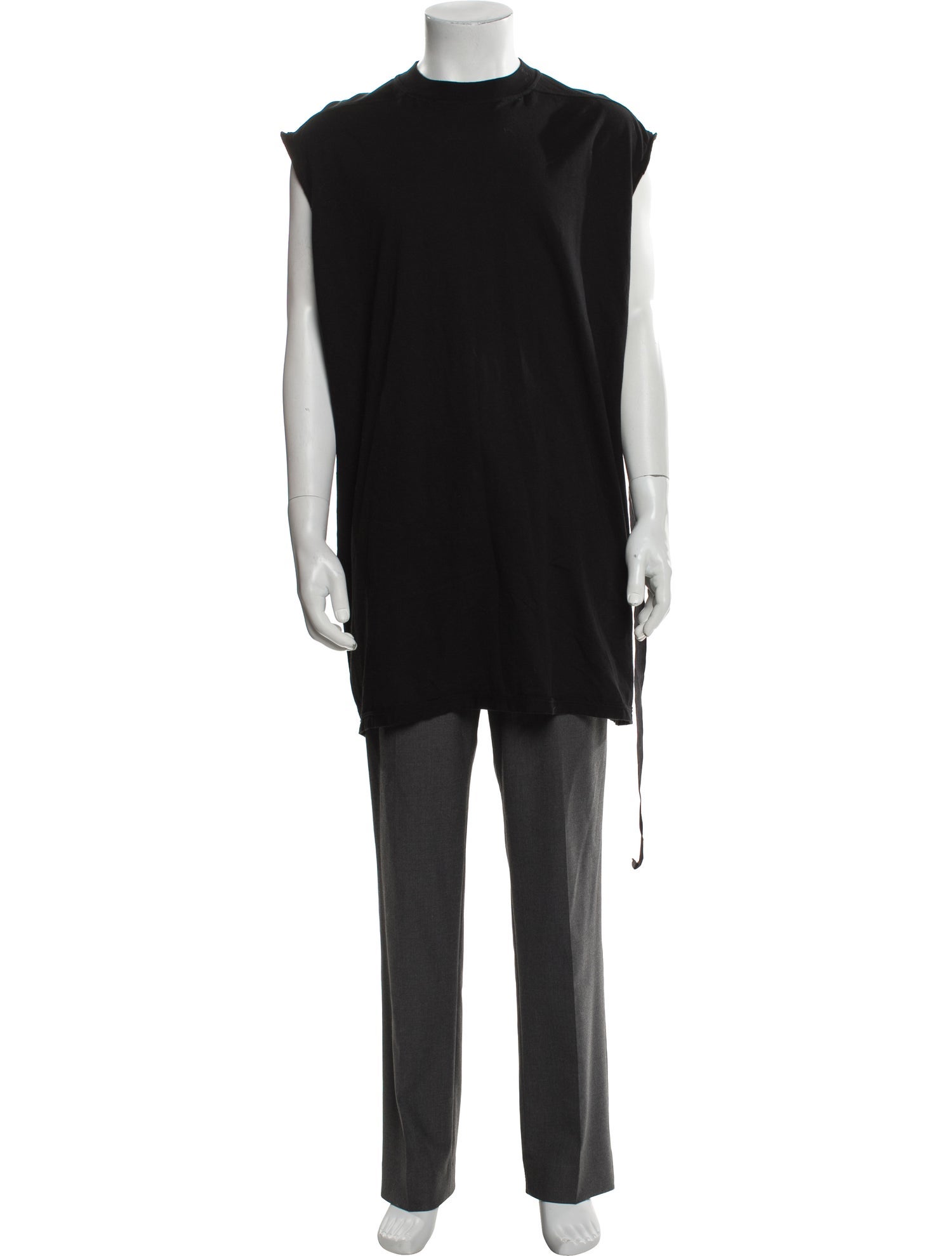 Rick Owens Drkshdw Mock Neck Short Sleeve T-Shirt