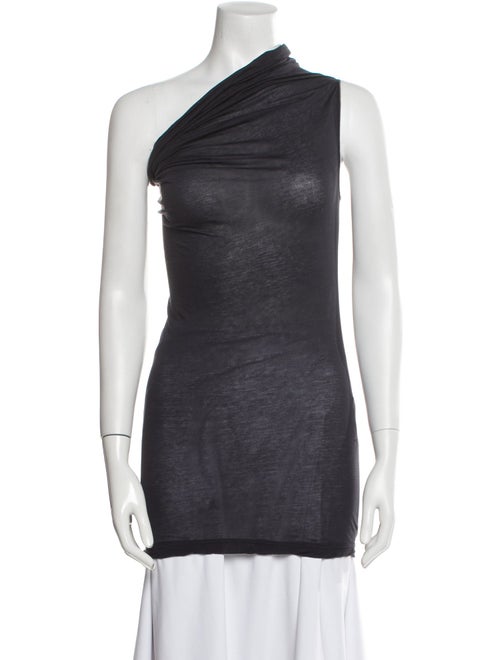 Rick Owens Drkshdw One-Shoulder Sleeveless Tunic