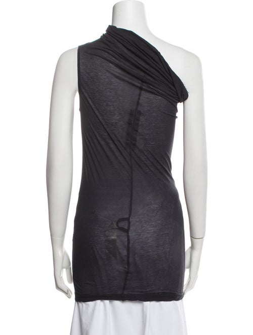 Rick Owens Drkshdw One-Shoulder Sleeveless Tunic