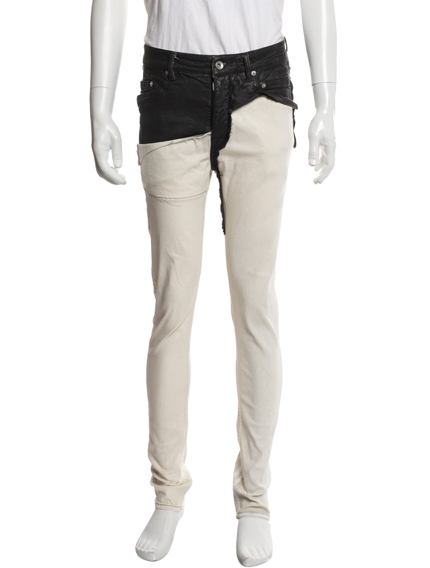 Rick Owens Drkshdw Colorblock Pattern Pants