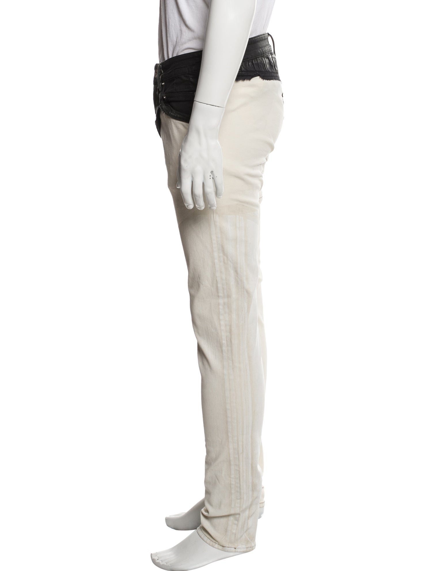 Rick Owens Drkshdw Colorblock Pattern Pants