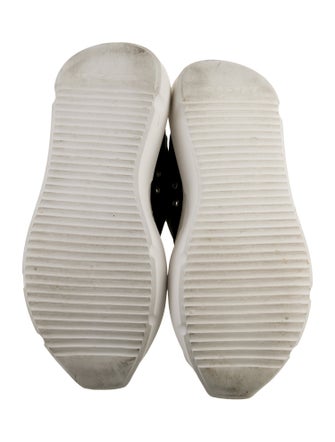 Rick Owens Drkshdw Canvas Printed Sock Sneakers