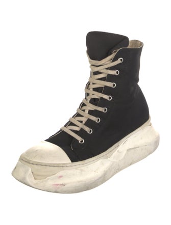 Rick Owens Drkshdw Canvas Chunky Sneakers