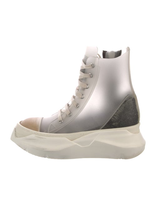 Rick Owens Drkshdw Rubber Colorblock Pattern Chunky Sneakers