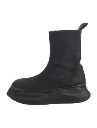 Rick Owens Drkshdw Leather Chelsea Boots
