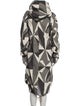 Rick Owens Drkshdw Printed Trench Coat