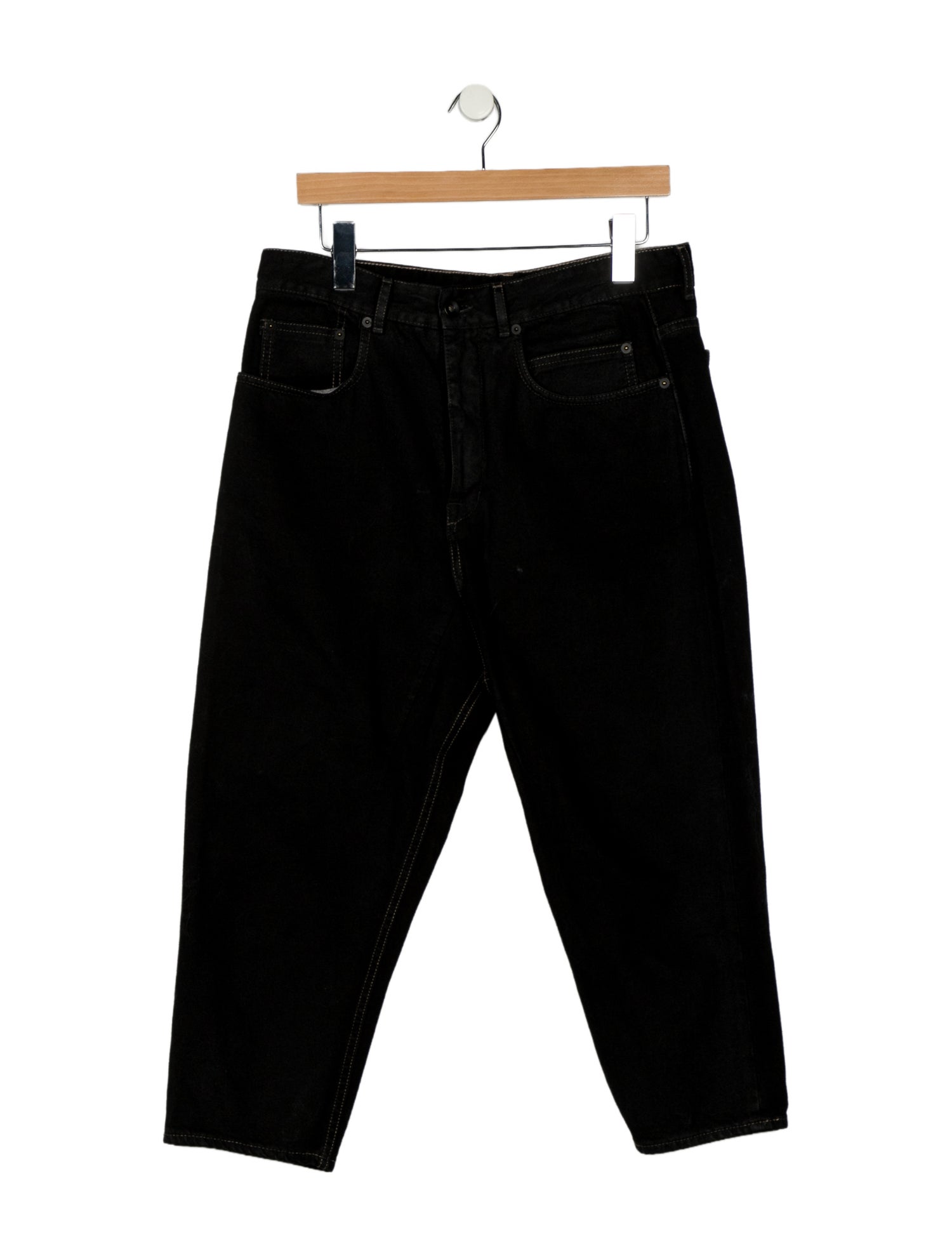 Rick Owens Drkshdw High-Rise Straight Leg Jeans