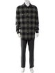 Rick Owens Drkshdw Flannel Outershirt Plaid Print Utility Jacket