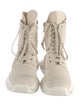 Rick Owens Drkshdw Canvas Combat Boots