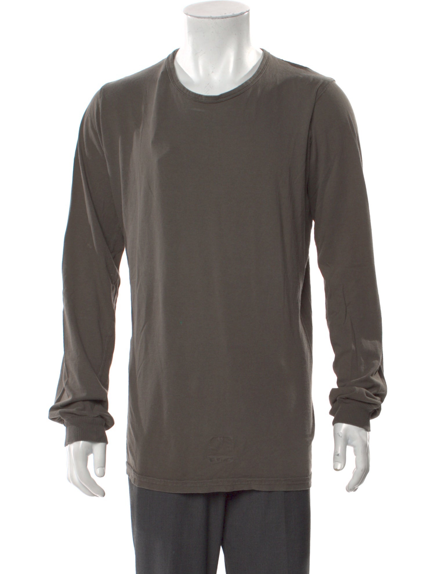 Rick Owens Drkshdw Crew Neck Long Sleeve T-Shirt